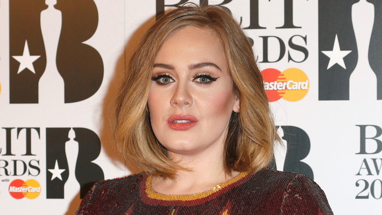 Adele at the BRIT Awards