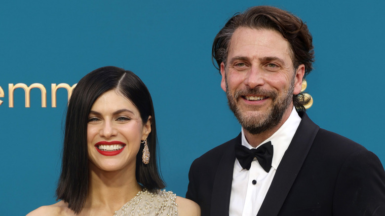 Alexandra  Daddario, Andrew Form smiling