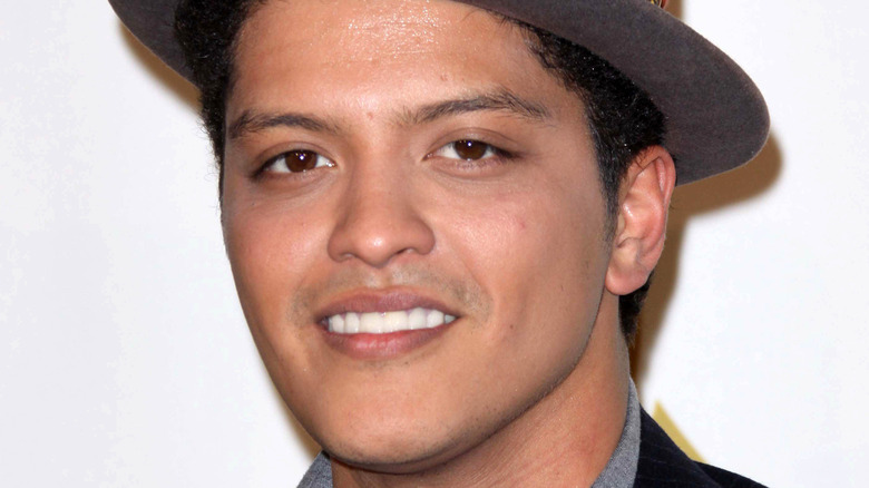 Bruno Mars smiling