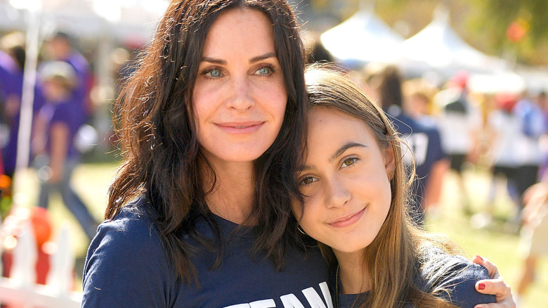 Courteney Cox and daughter Coco