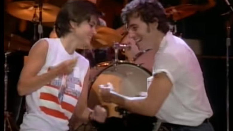 Courteney Cox and Bruce Springsteen