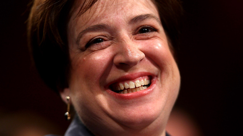 Elena Kagan smiling widely