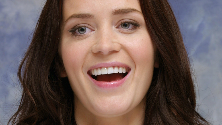 Emily Blunt laughing