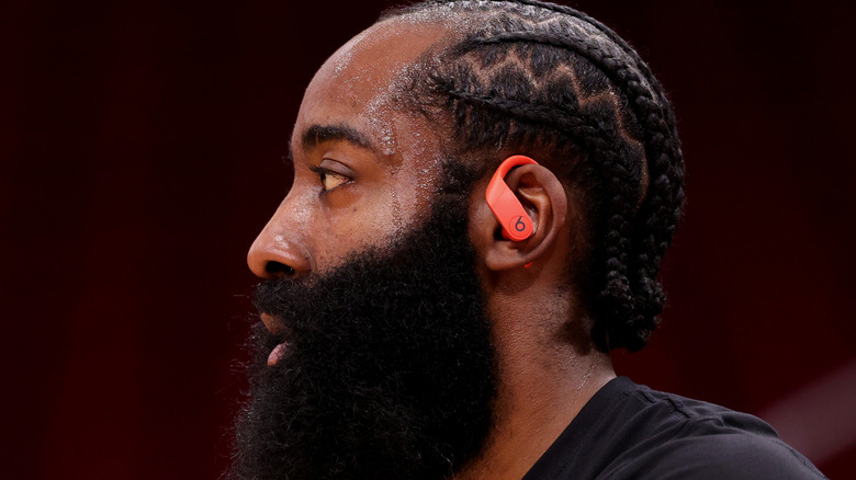 James Harden in profile