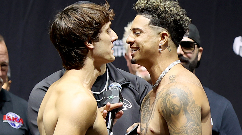 Bryce Hall, Austin McBroom face-to-face