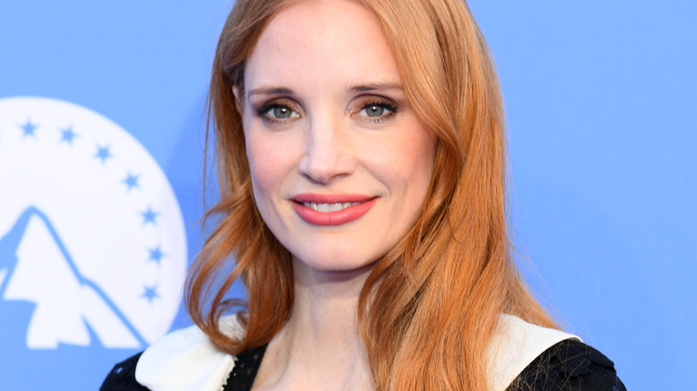 Jessica Chastain, smiling