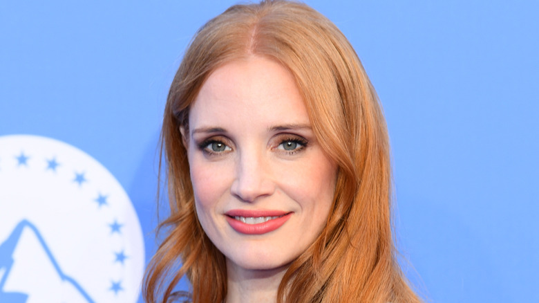 Jessica Chastain, smiling