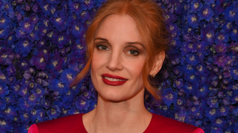 Jessica Chastain, smiling