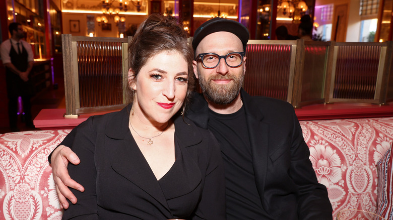 Mayim Bialik and Jonathan Cohen