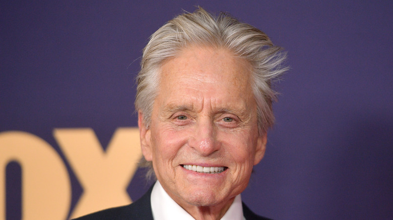 Michael Douglas with a big smile