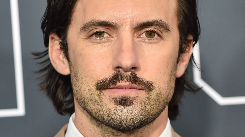 Milo Ventimiglia looking at camera