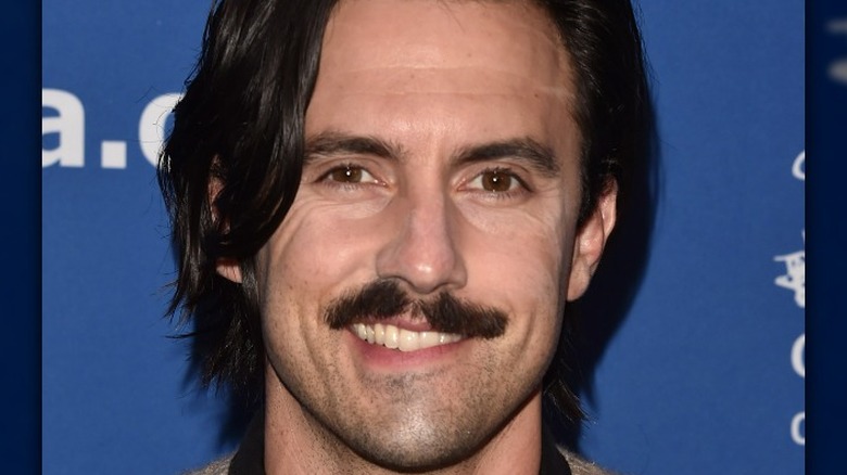 Milo Ventimiglia with long hair and mustache