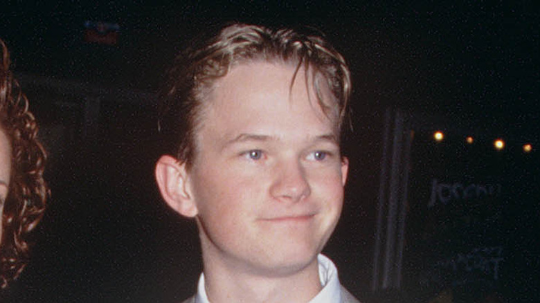 Neil Patrick Harris with hair in his face