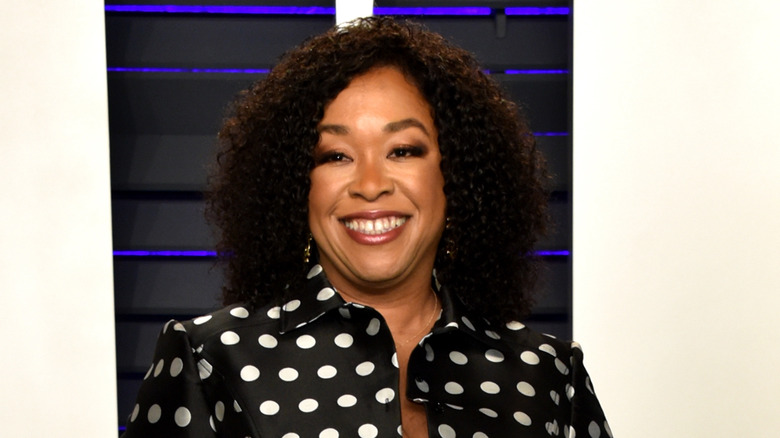 Shonda Rhimes wearing polka-dot top
