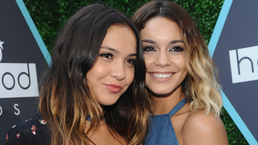 Stella and Vanessa Hudgens smiling