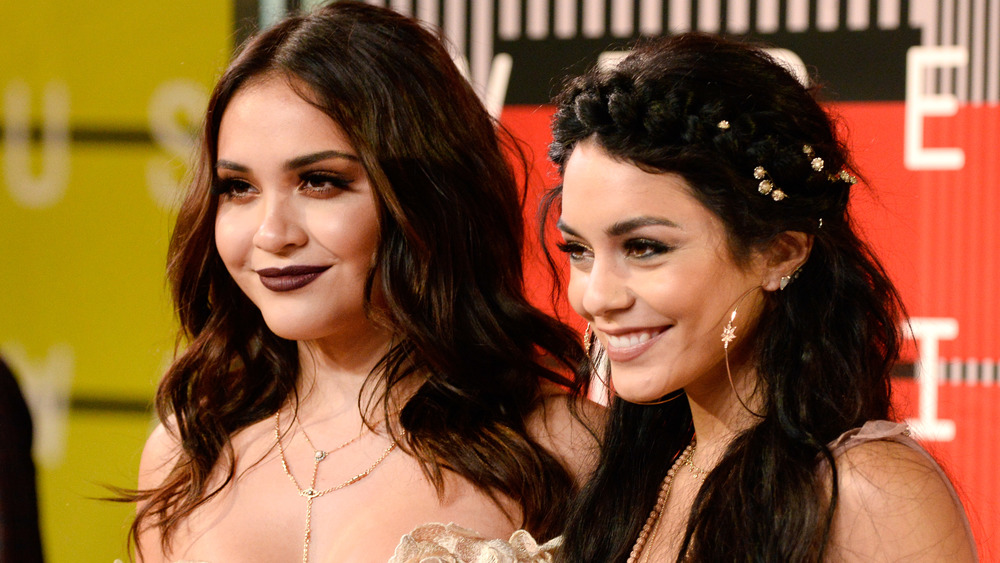 Stella and Vanessa Hudgens smiling