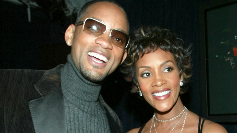Vivica A Fox Will Smith smiling