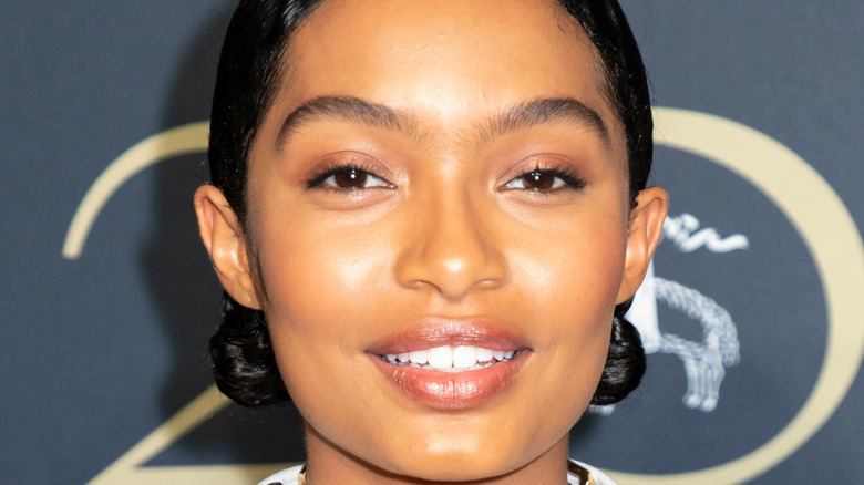 Yara Shahidi smiles