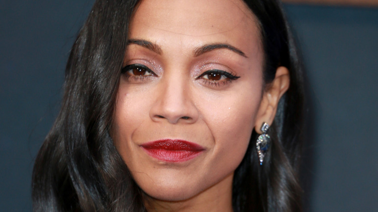 Zoe Saldaña red carpet