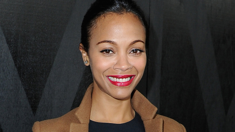 A wider smile from Zoe Saldaña