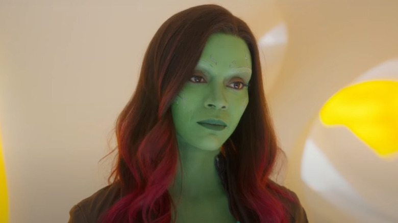 Zoe Saldaña as Gamora