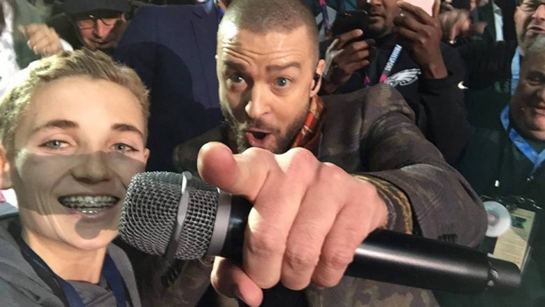 Selfie Kid and Justin Timberlake