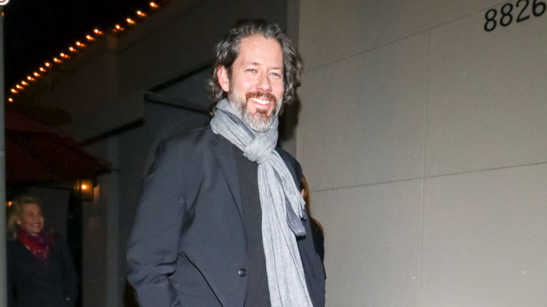 Darren Le Gallo posing for cameras in Los Angeles