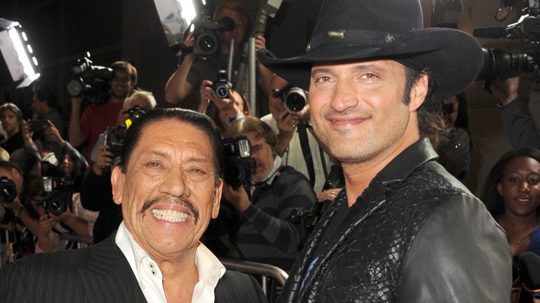 Danny Trejo and Robert Rodriguez smiling