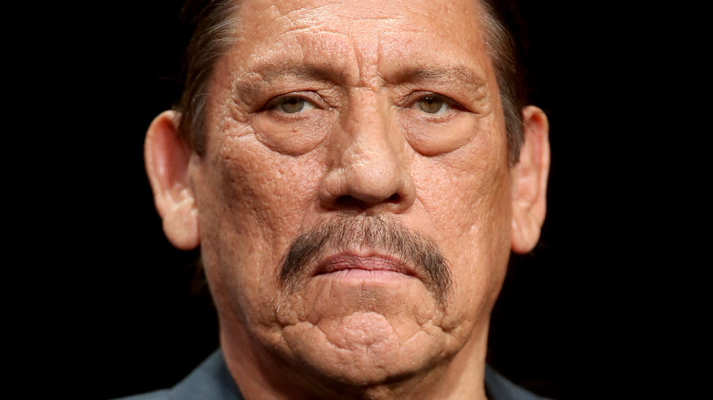 Danny Trejo looking serious