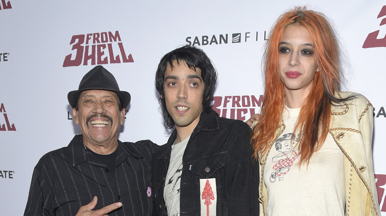 Danny Trejo with kids Gilbert and Esmerelda