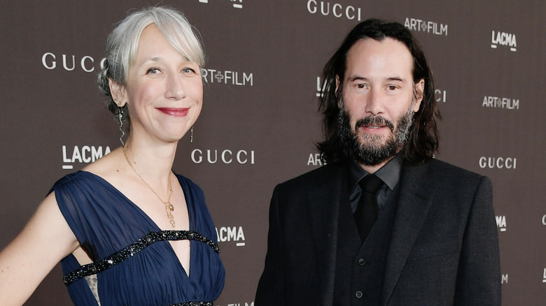 Alexandra Grant and Keanu Reeves