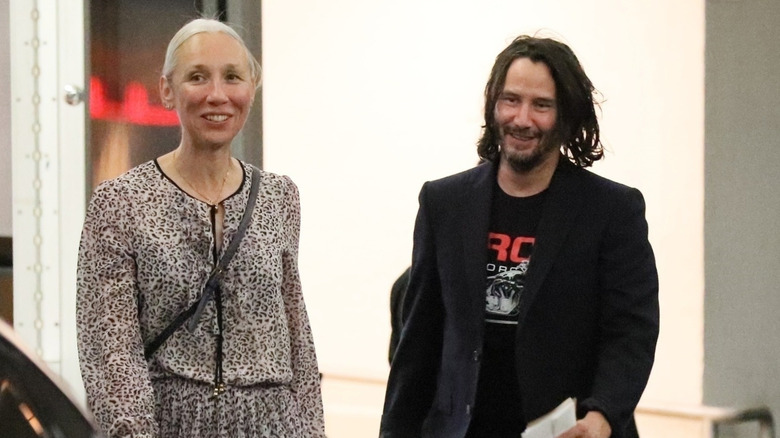 Alexandra Grant and Keanu Reeves