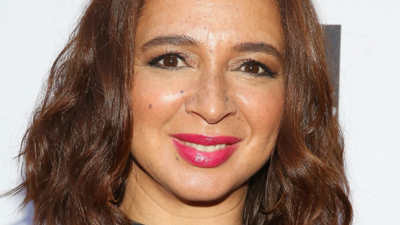 Maya Rudolph smiling at Saks Fifth Avenue