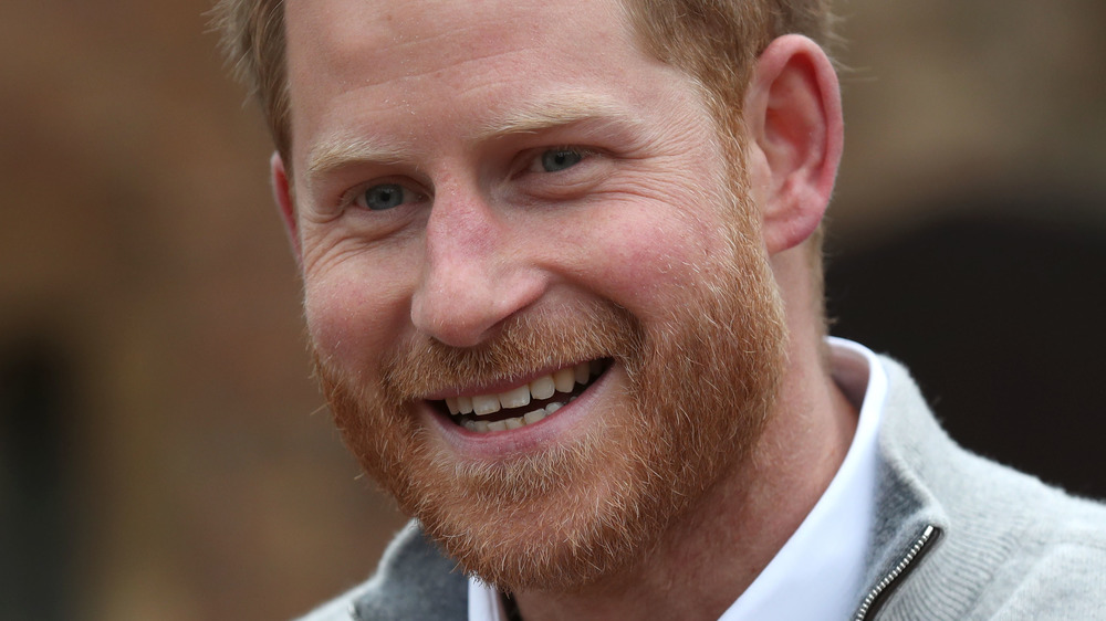 Prince Harry smiling 