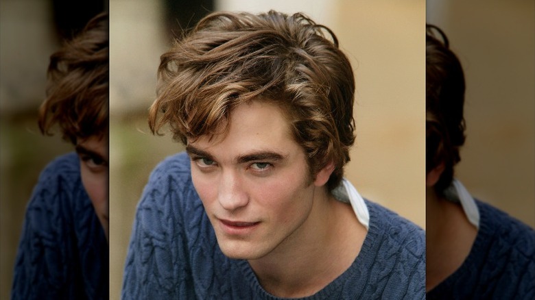 Young Robert Pattinson posing