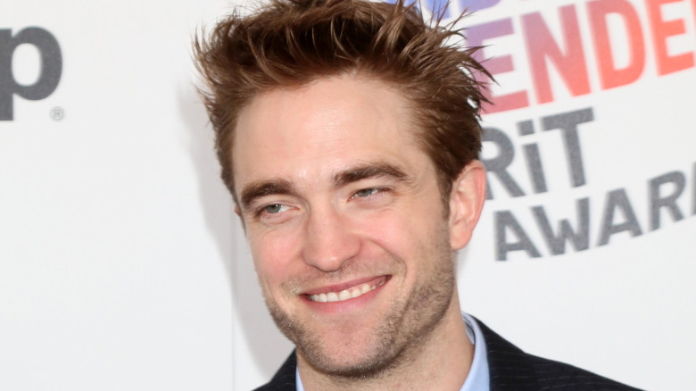 Robert Pattinson smiling