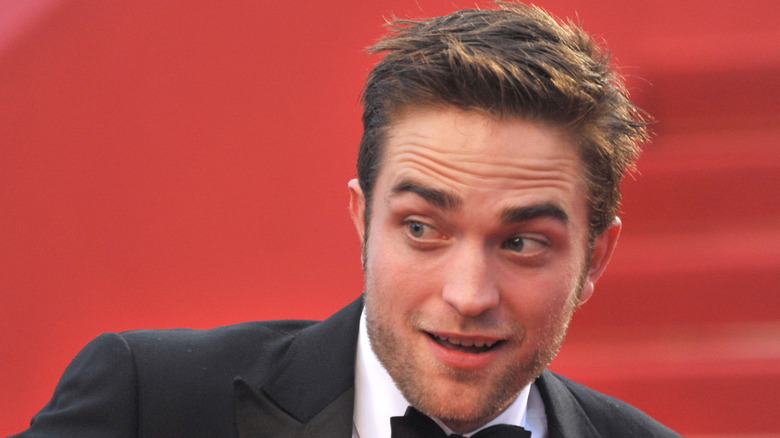 Robert Pattinson with a cheeky expression