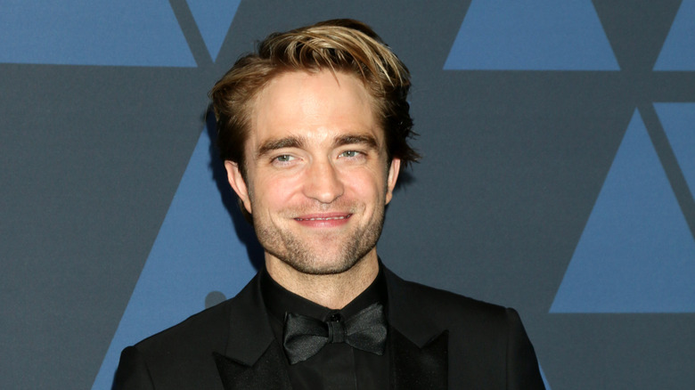 Robert Pattinson smiling
