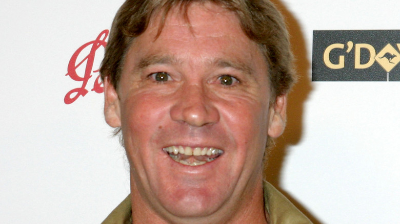 Steve Irwin smiling