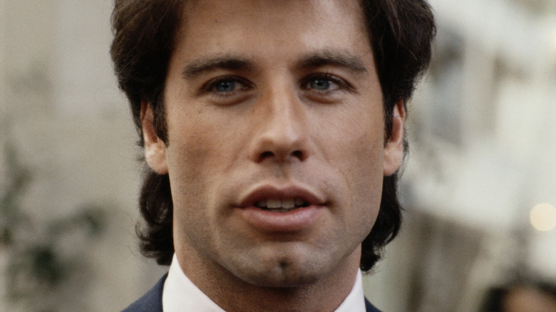 Young John Travolta speaking