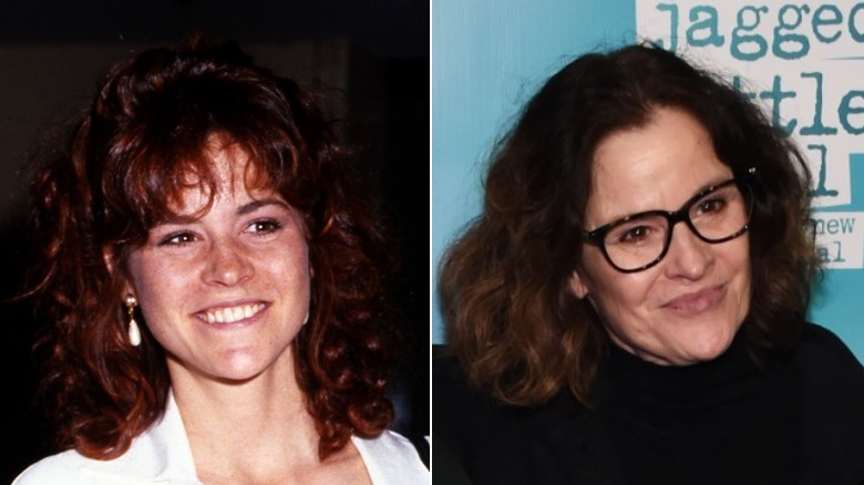 Young and old Ally Sheedy image split