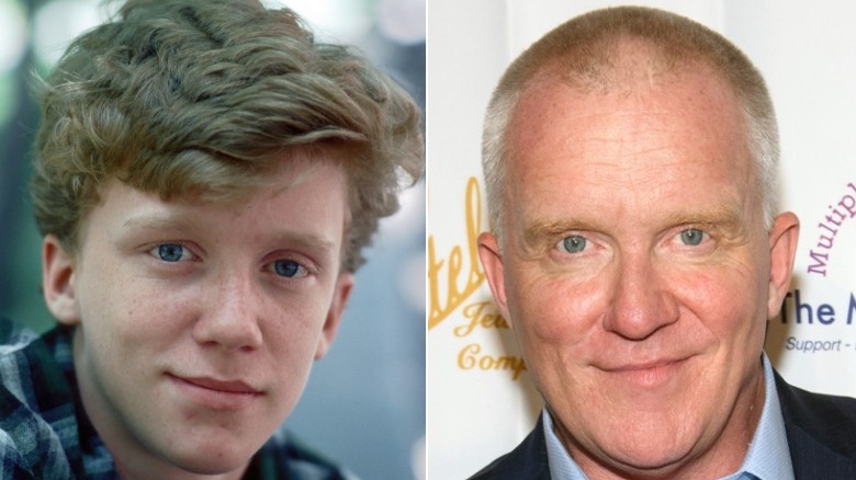 Young and old Anthony Michael Hall image split