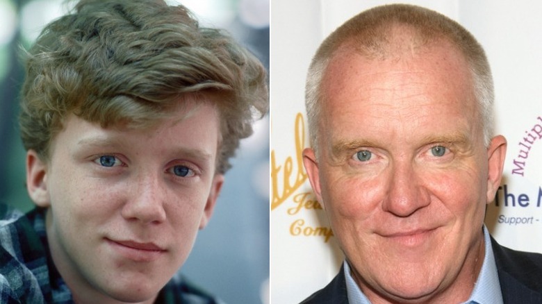 Young and old Anthony Michael Hall image split
