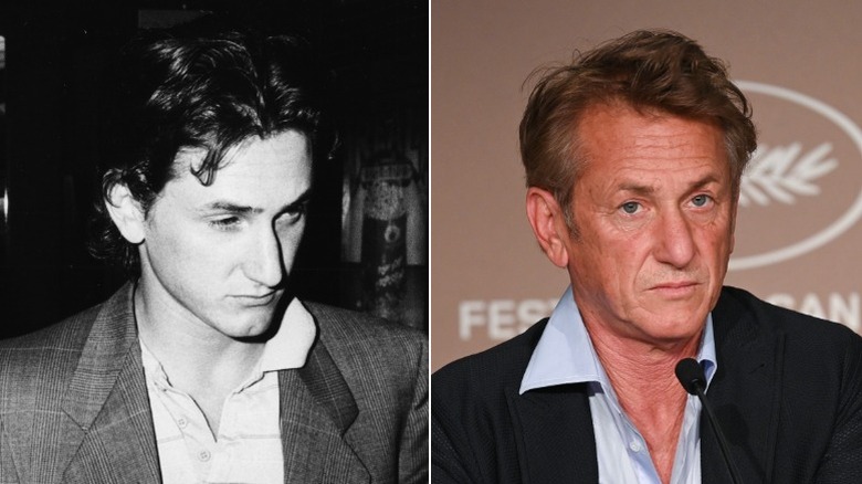 Young and old Sean Penn image split