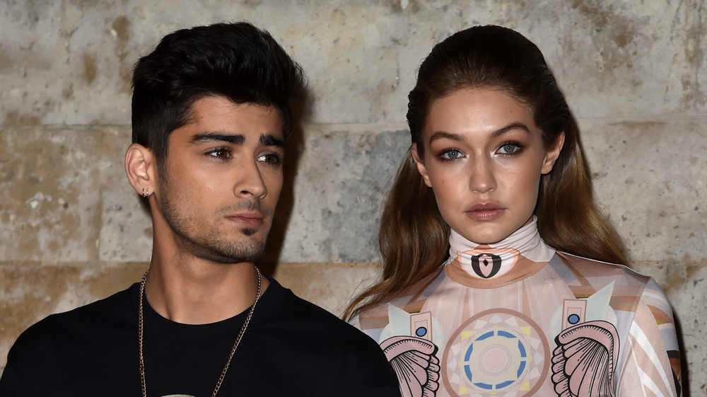 Zayn Malik & Gigi Hadid pose for a photo