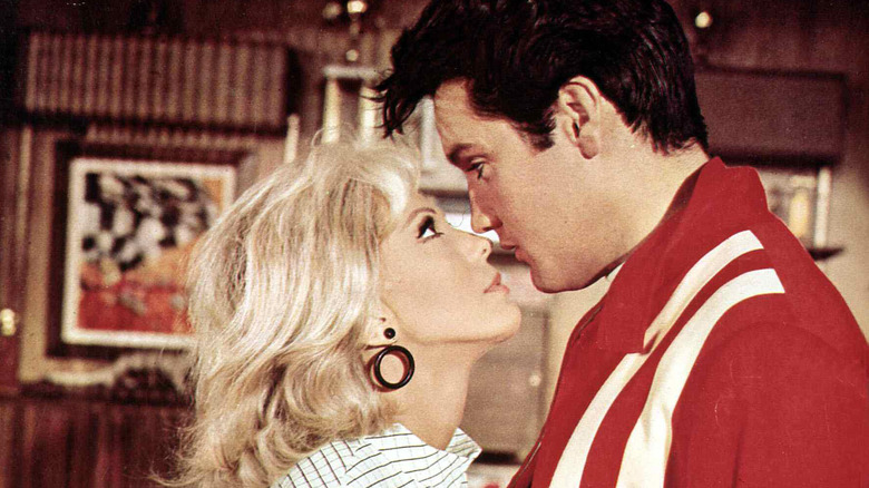 Nancy Sinatra and Elvis in Speedway