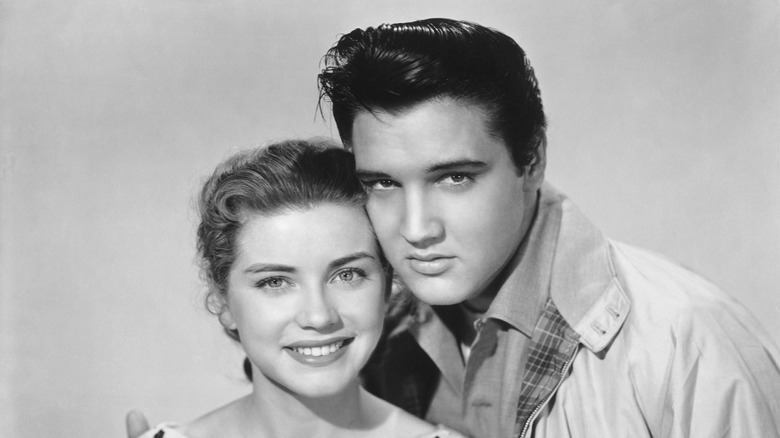 Elvis and Dolorest Hart in a King Creole promo photo
