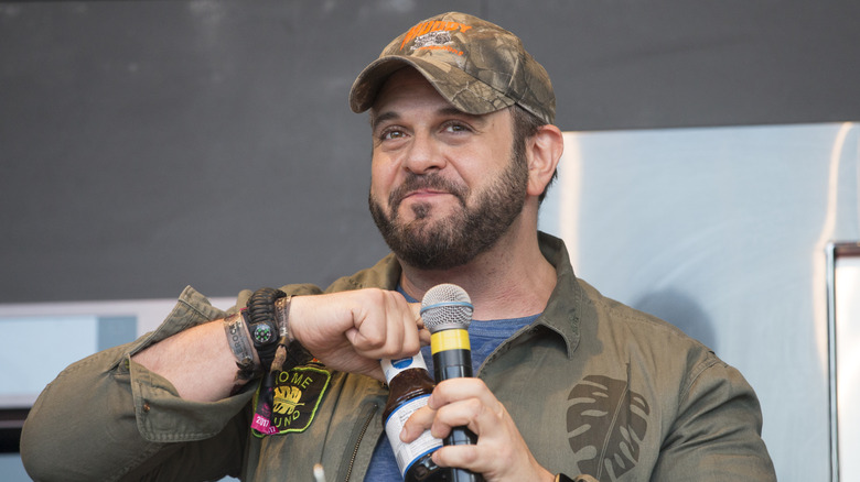 Adam Richman smirking