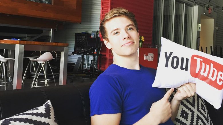 Alex at YouTube office