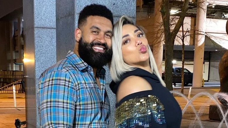 Apollo Nida and Sherien Almufti posing